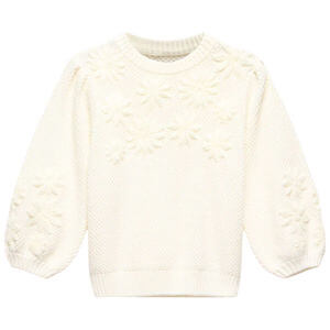 Mint Velvet Cream Floral Embroidered Jumper